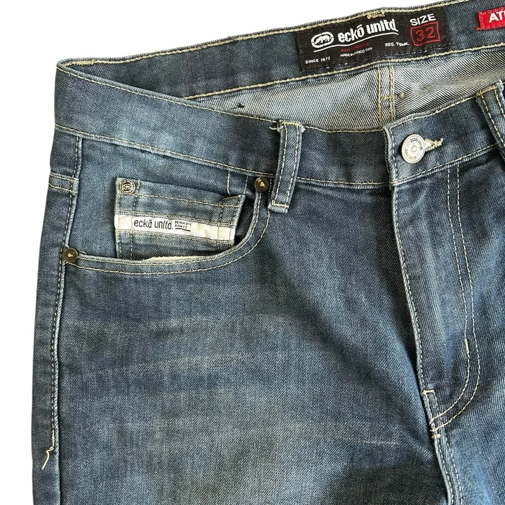 Ecko Unltd Men’s Athletic Fit Jeans Size 32 Medium Wash‎ Denim